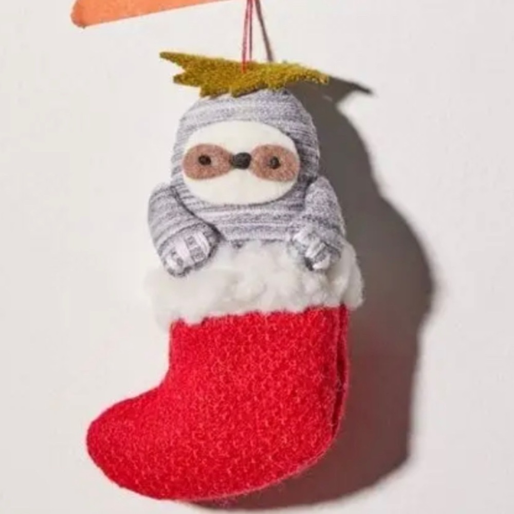 NWT Urban Outfitters Sloth Ornament